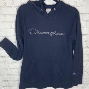 Vintage Champion navy blue Hoodie - Size Medium